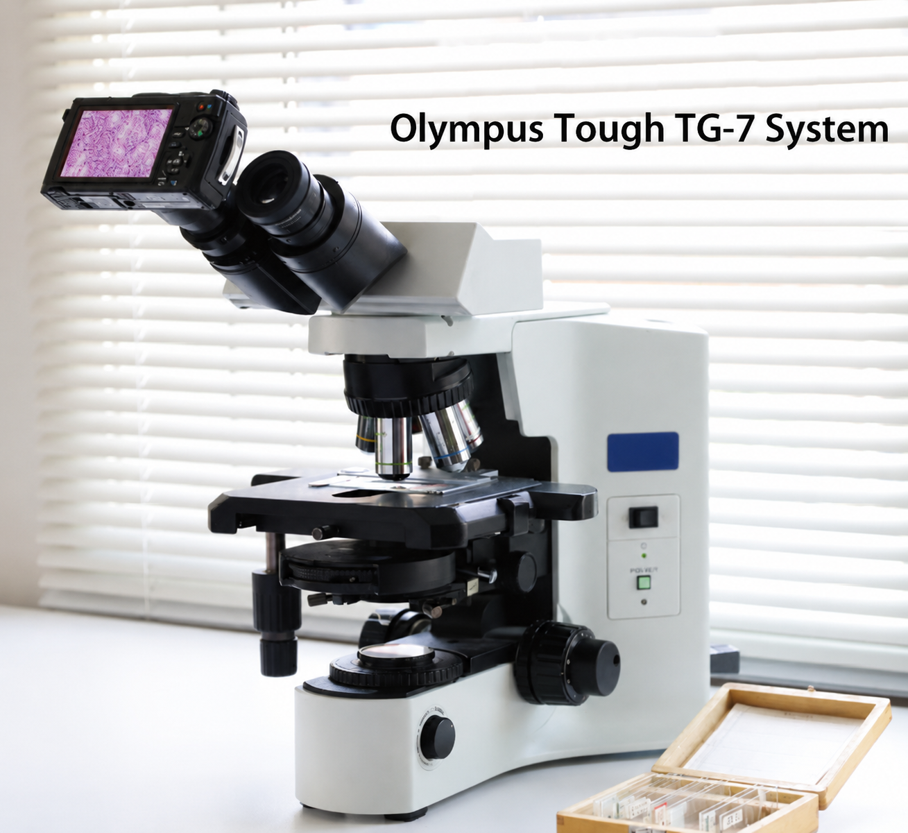 Olympus TG-7 Set - NYTG-7 compact digital camera microscope adapter system