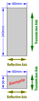 Wire Grid Polarizing film
